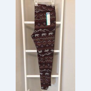 5/$20 NEW 1X (16W-18W) Women's Digital Polar Bear Leggings